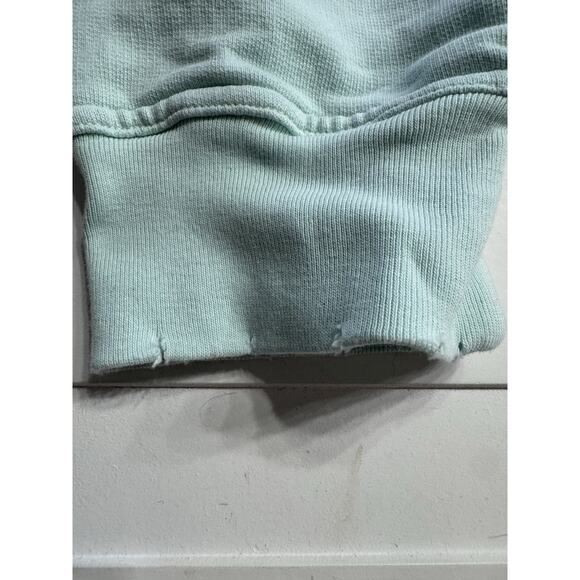 LoveShackFancy Etty Joggers Womens Size Small Aqua Hand Dye Pants *READ - Picture 3 of 9